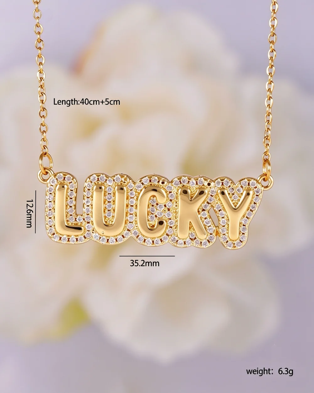 The Lucky Mama Collection Copper Mixed Gemstone Necklace in Gold